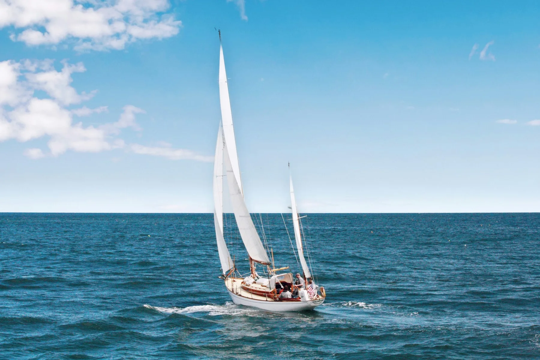 Boat at a marina placeholder
